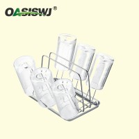 kitchen rack factory Metal Glass Cup Holder